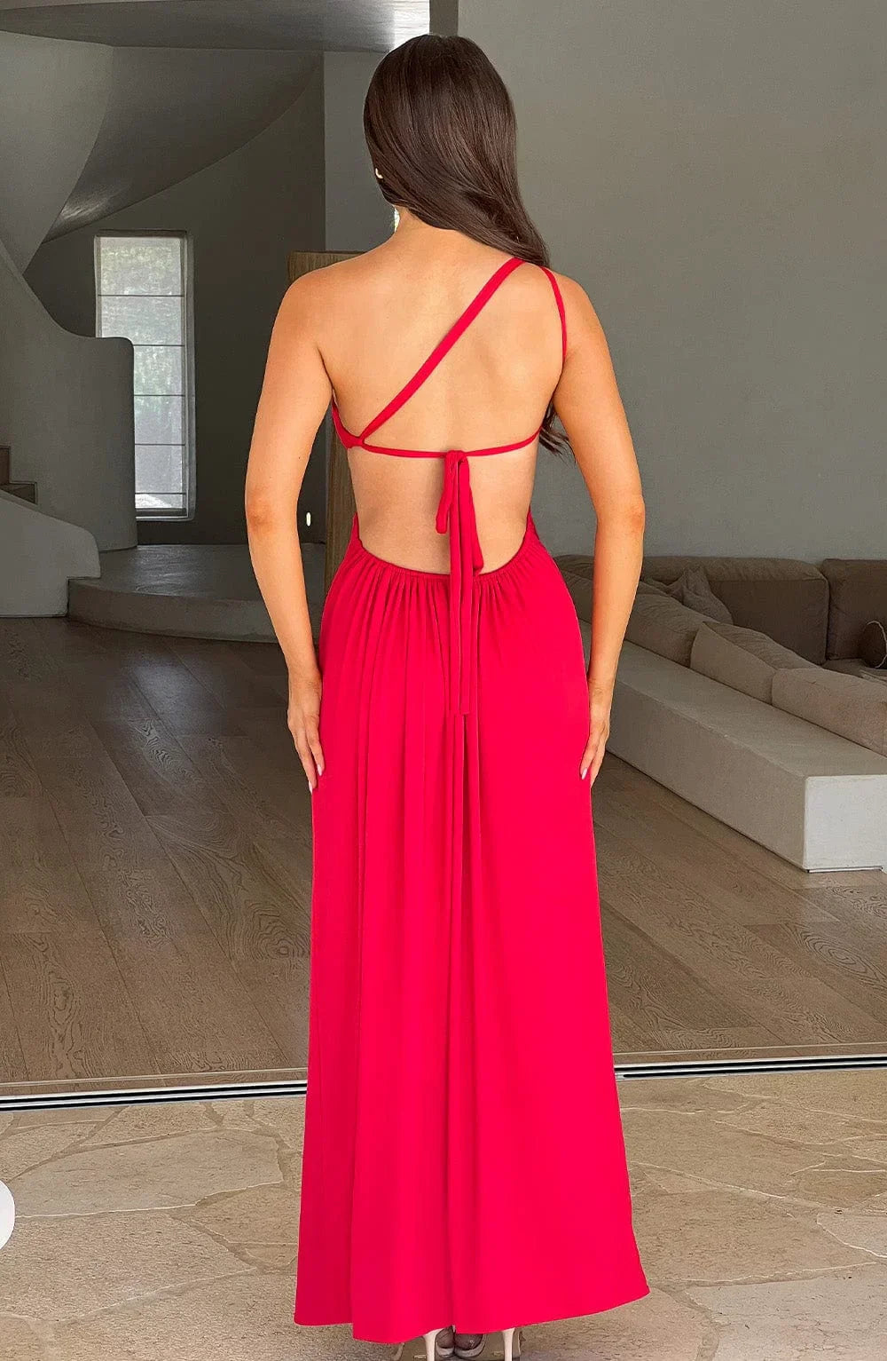 Justina - One Shoulder Maxi Dress