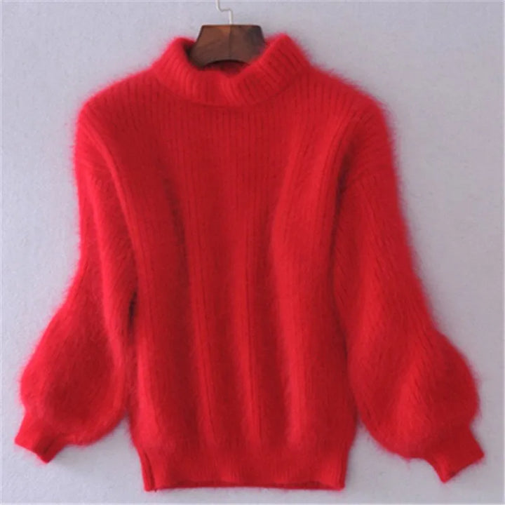 Amara - Vintage Sweater for Women Comfortable and Elegant Rollneck Sweater