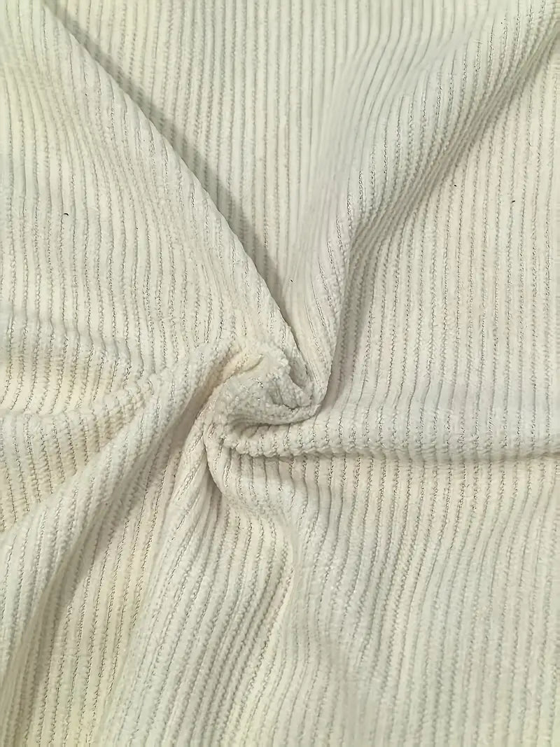 Maelis -  Women's ribbed jacket with zipper and straight fit