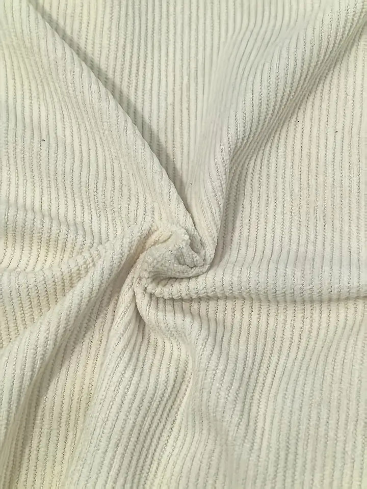 Maelis -  Women's ribbed jacket with zipper and straight fit