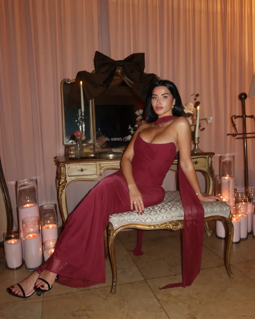 Kinsley - Strapless Bodycon Maxi Dress