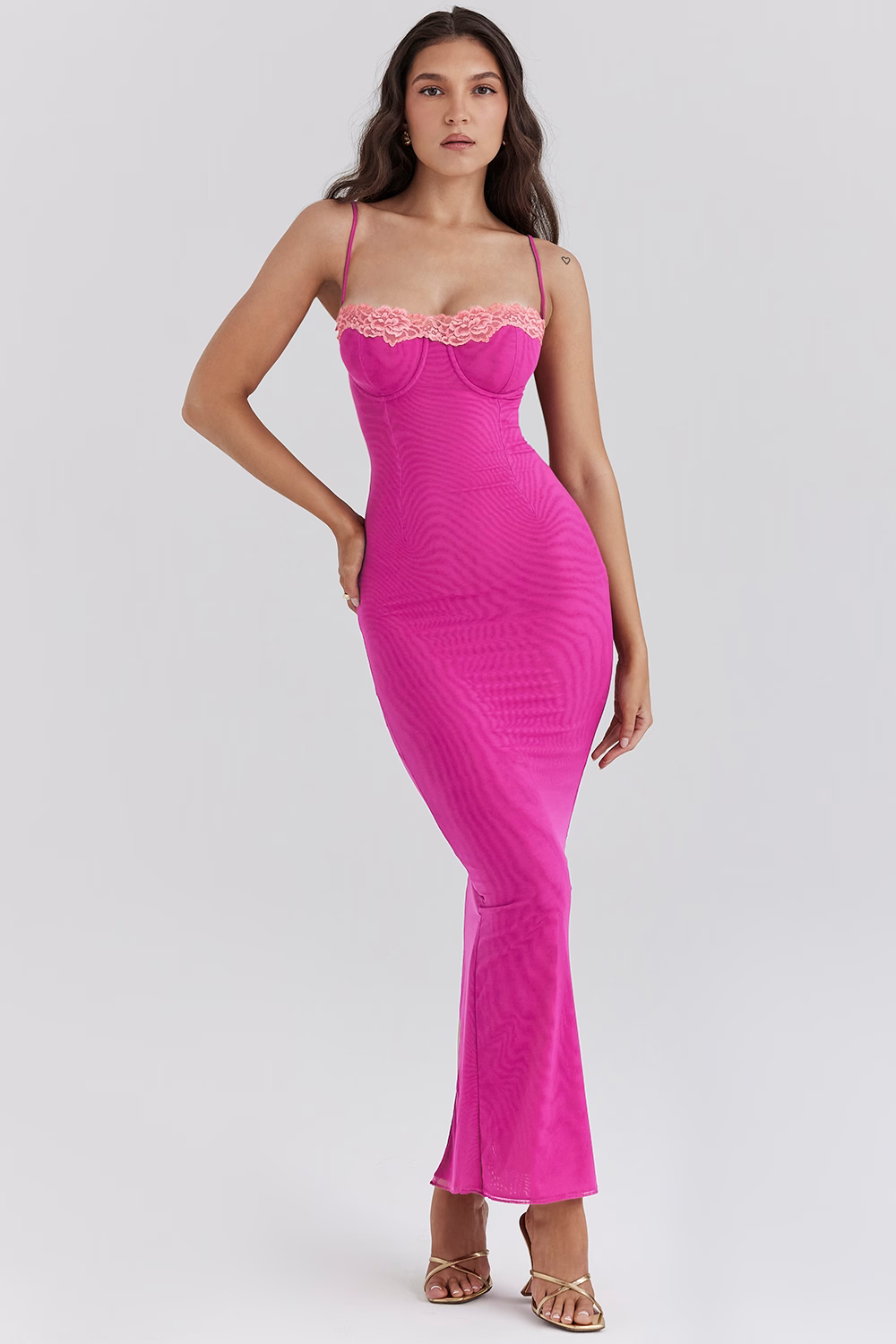 Gwenllian - Vibrant Bodycon Gown