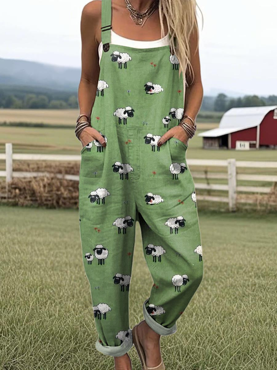 Cybele - Whimsical Sheep Jumpsuit