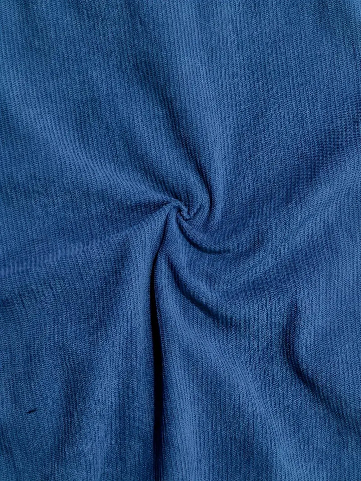 Maelis -  Women's ribbed jacket with zipper and straight fit