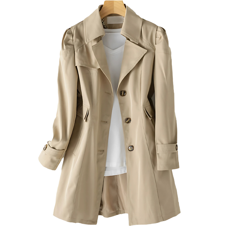 Celestine -  Women's Trench Coat  Lightweight Trench Coat with an Elegant Cut and Feminine Line