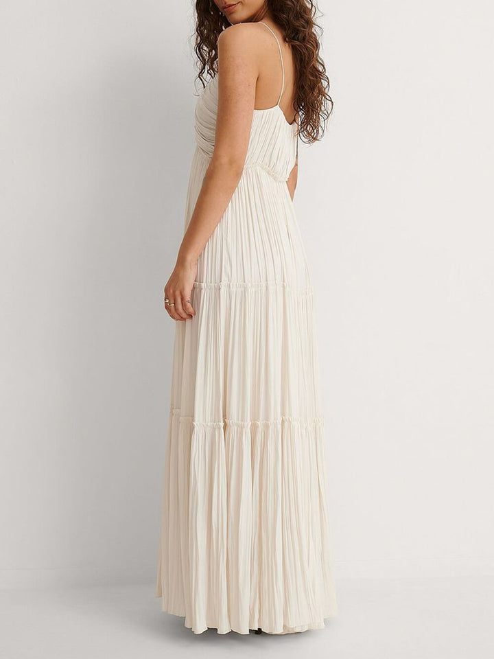 Alette - Pleated Maxi Dress