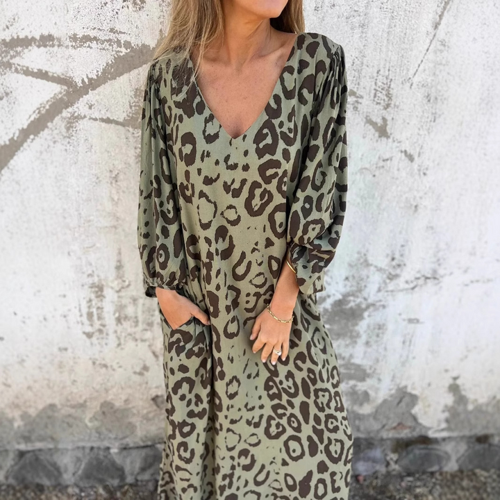 Tanirah - Leopard Print Dress