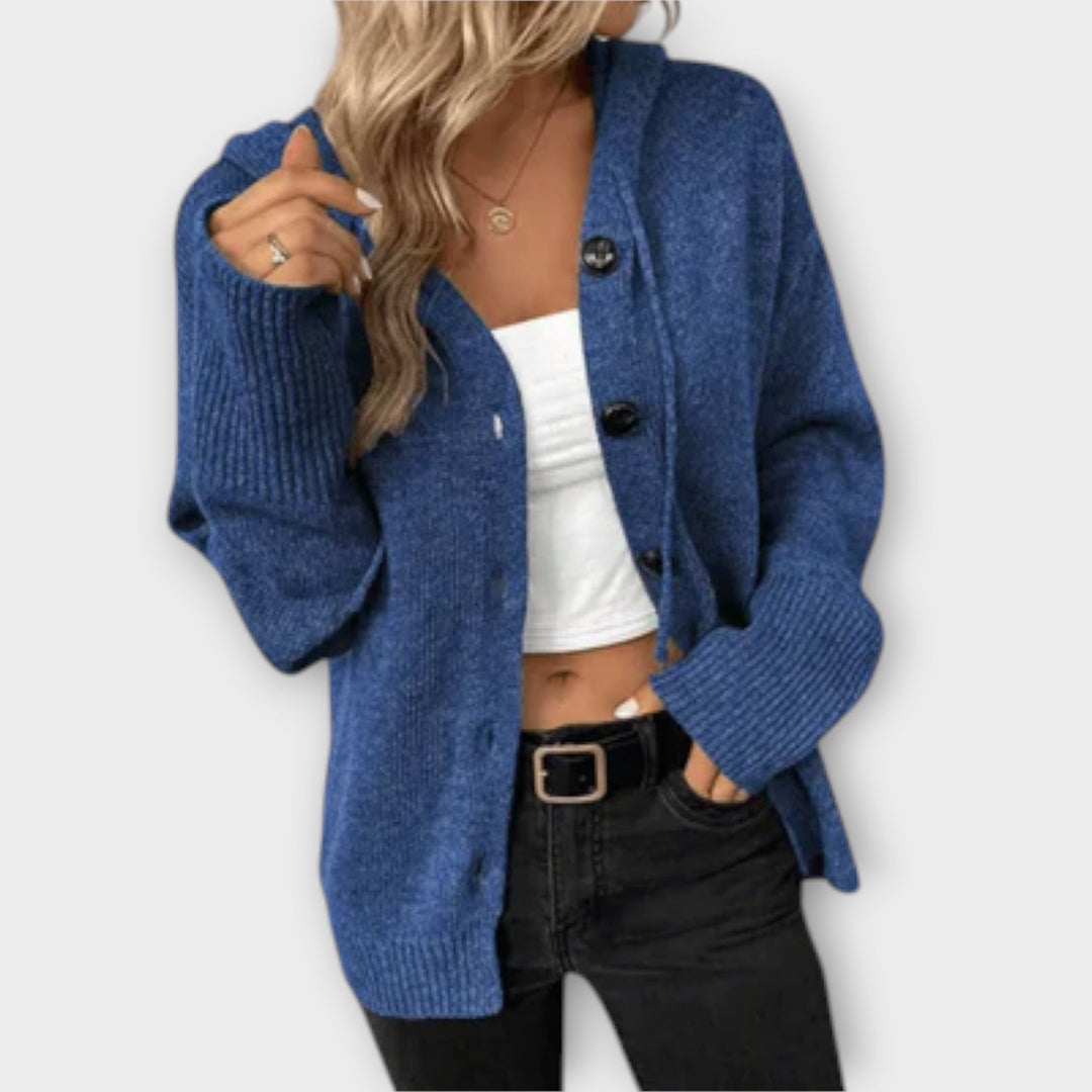 Aria - Knitted cardigan with buttons