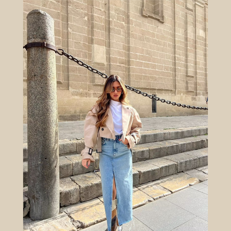 Carenza - Trendy Cropped Model in Timeless Design