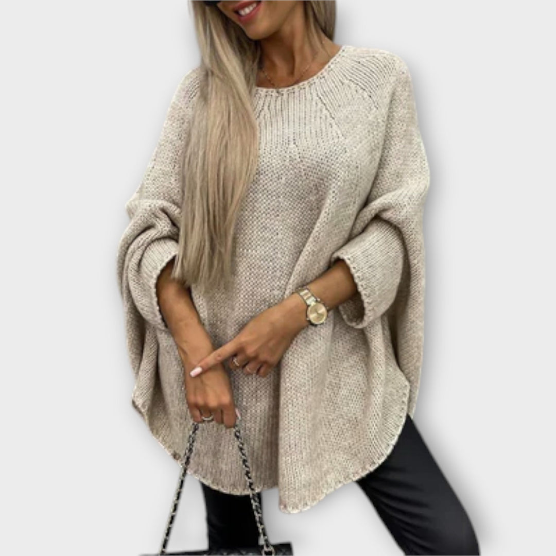 Lena - Stylish women's round neck sweater