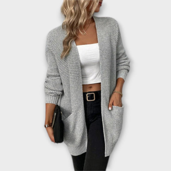 Ada - Casual knitted cardigan with pockets
