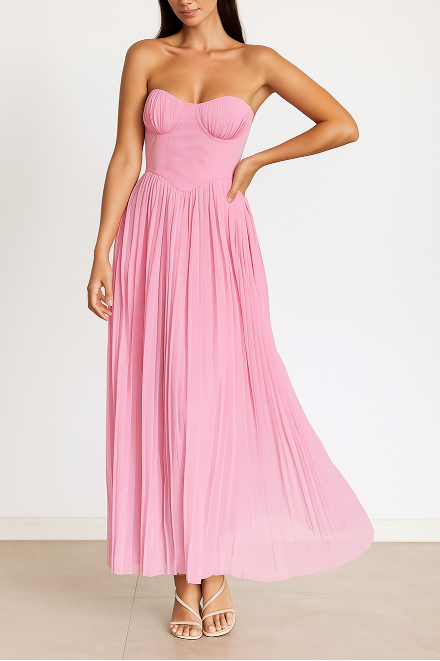 Jewel - Strapless Maxi Dress