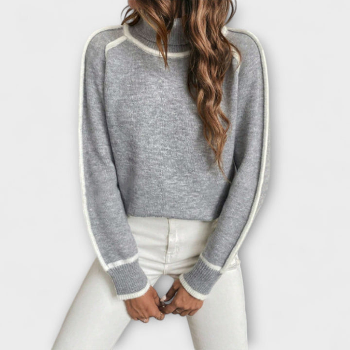 Aurora - Casual turtleneck sweater