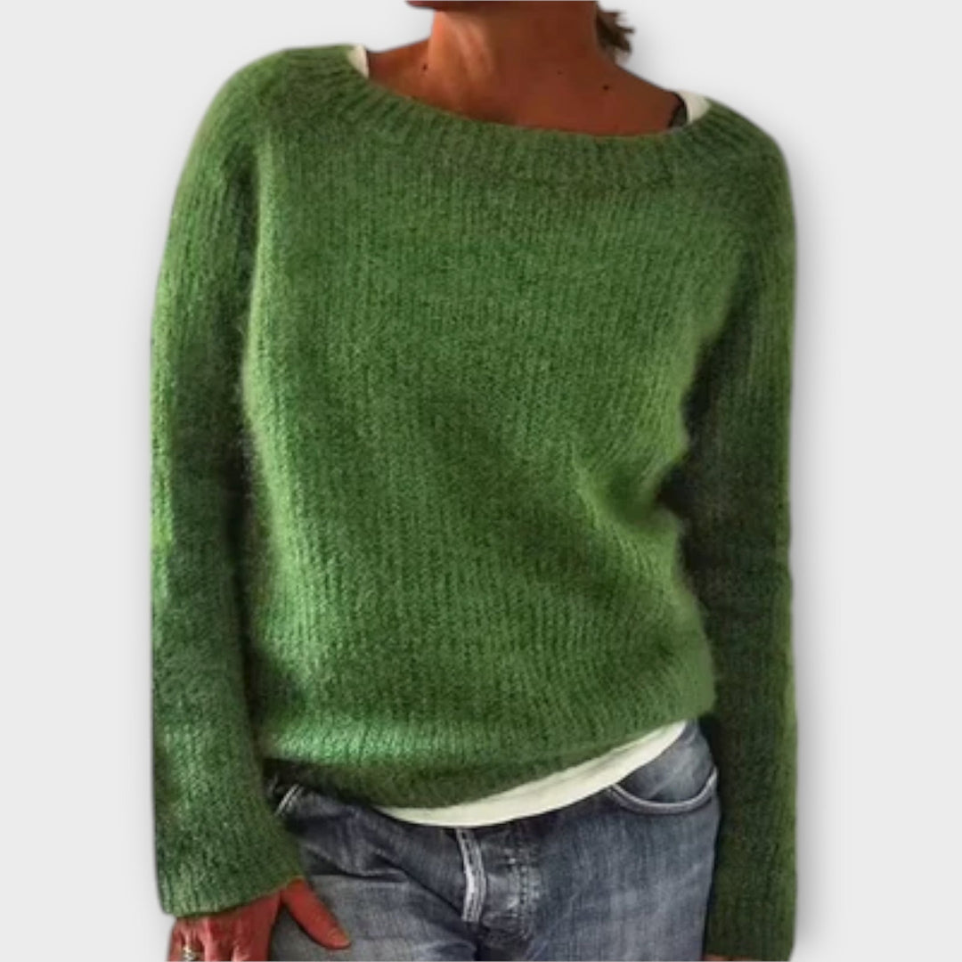 Eleanor - Plain knitted sweater