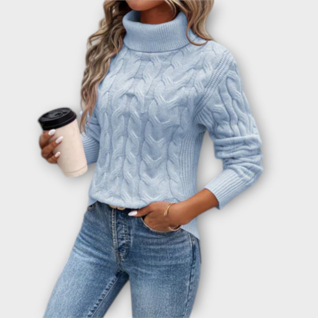 Maisie – Elegant knitted turtleneck sweater