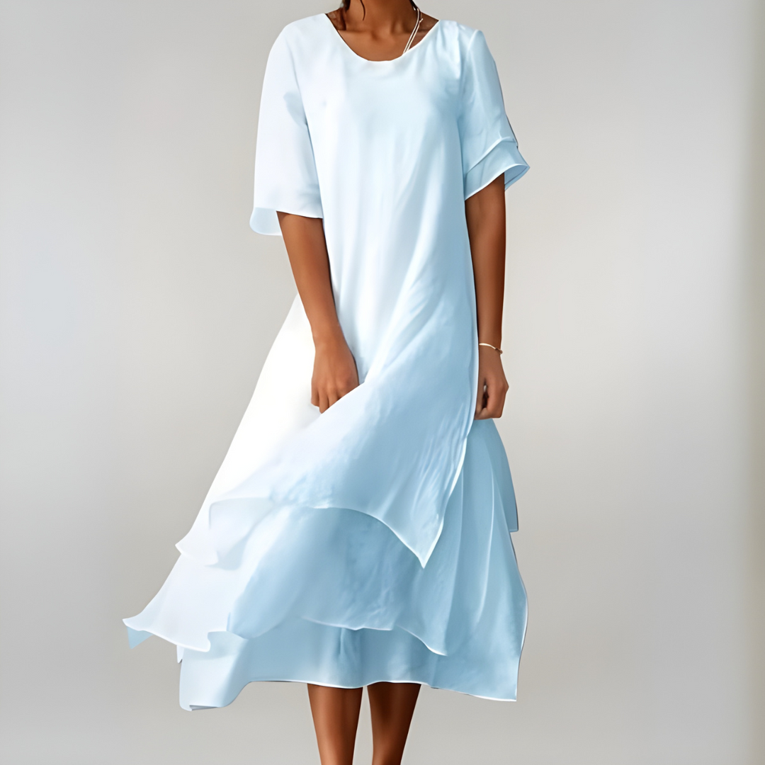 Tahlissea -  Lightweight and Elegant Cotton Maxi Dress