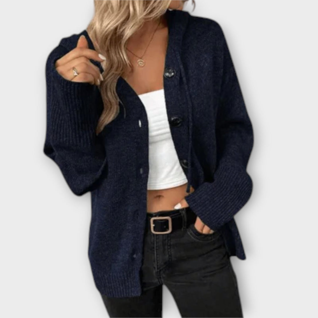 Aria - Knitted cardigan with buttons