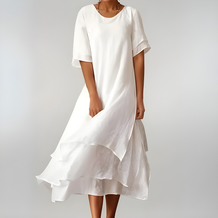 Tahlissea -  Lightweight and Elegant Cotton Maxi Dress