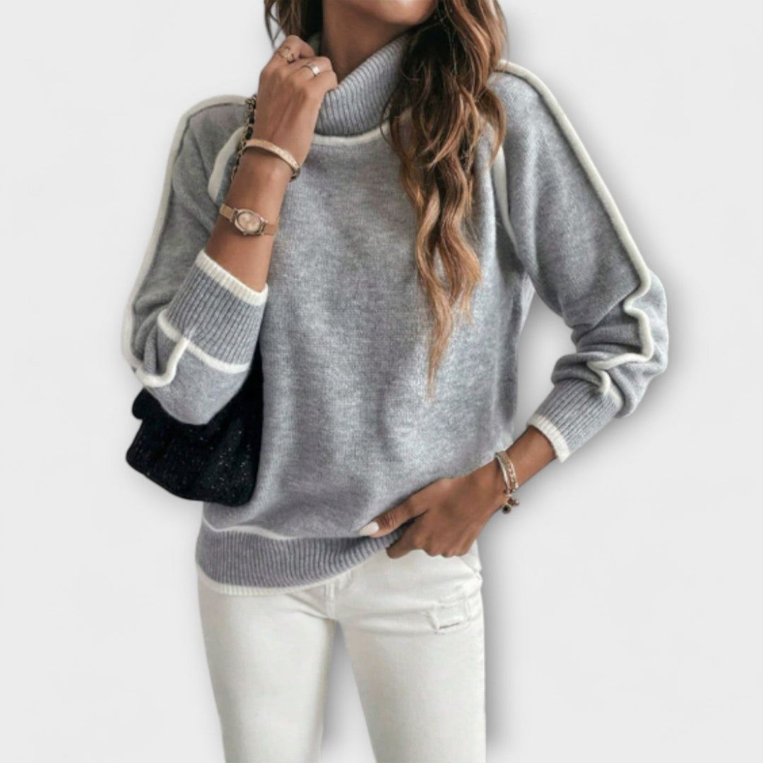Aurora - Casual turtleneck sweater