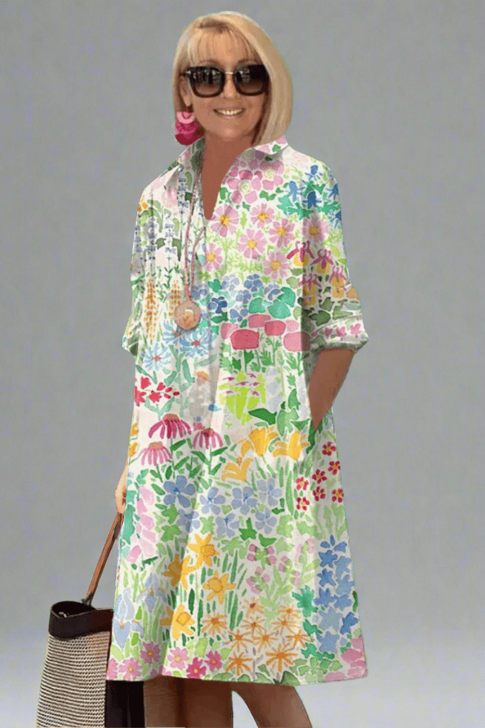 Amisara - Luxurious floral summer dress for effortless style