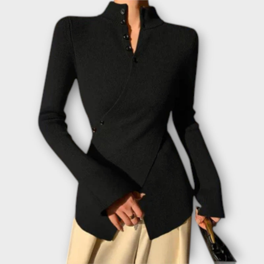 Ariyah – Elegant slim fit knitted sweater