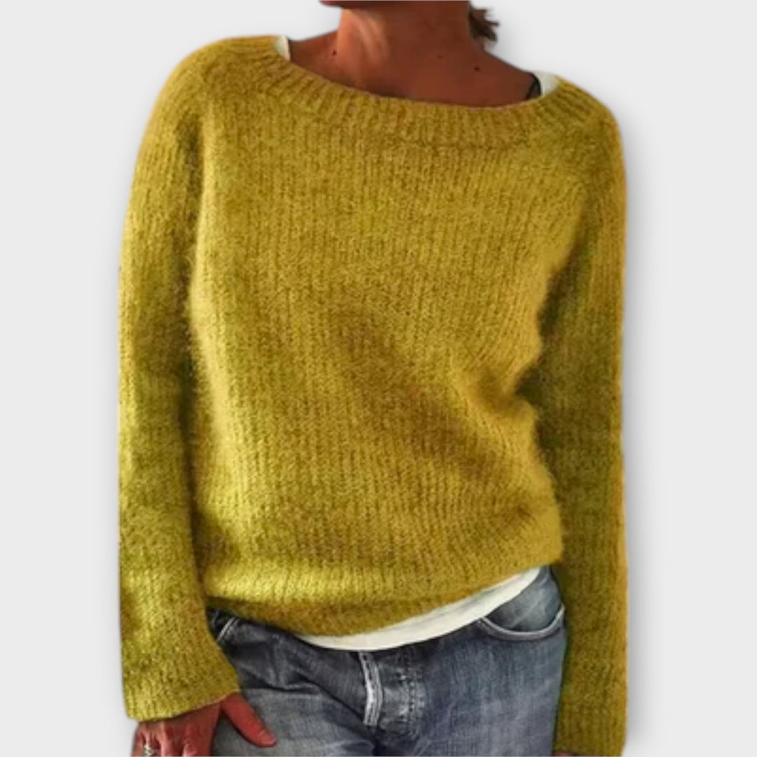 Eleanor - Plain knitted sweater