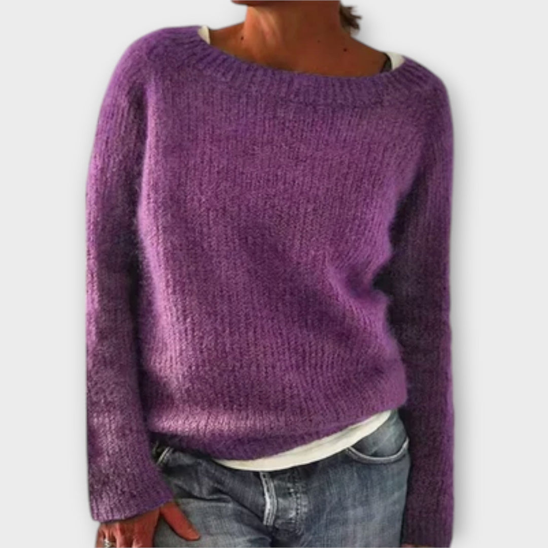 Eleanor - Plain knitted sweater