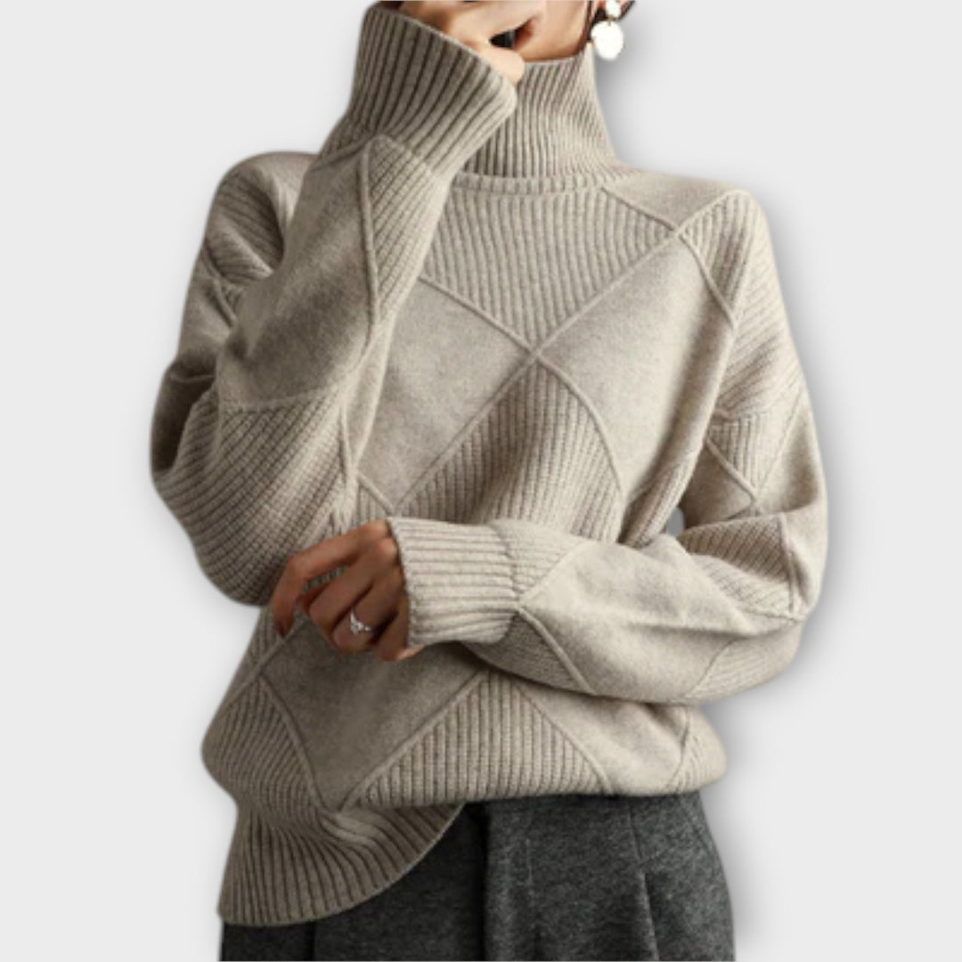 Kathryn - Cozy turtleneck sweater