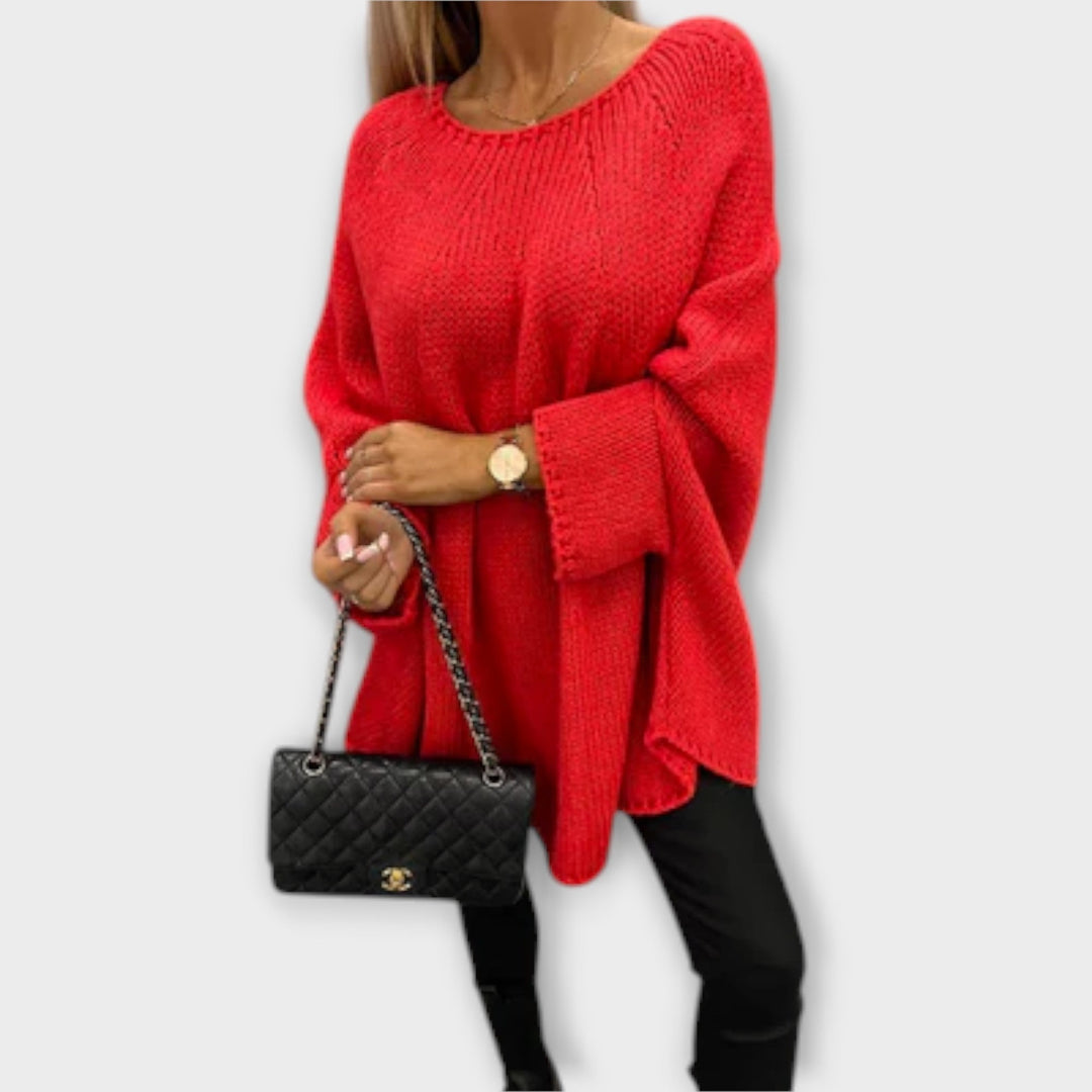 Lena - Stylish women's round neck sweater