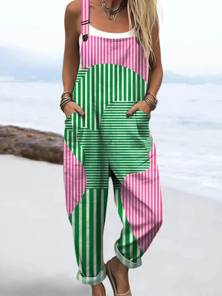 Ondina - Abstract Form Jumpsuit