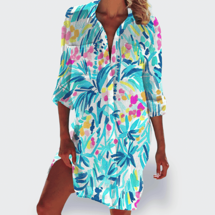 Vahlisse -  Colourful and Lightweight Summer Dress