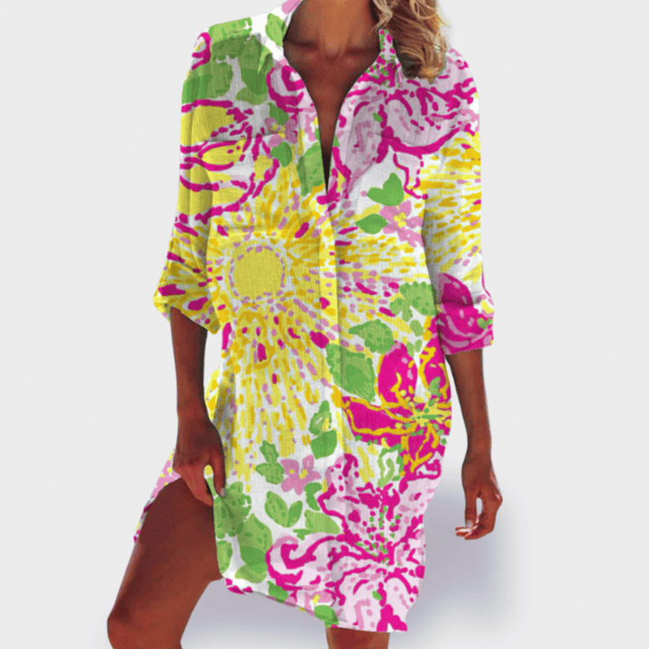 Vahlisse -  Colourful and Lightweight Summer Dress