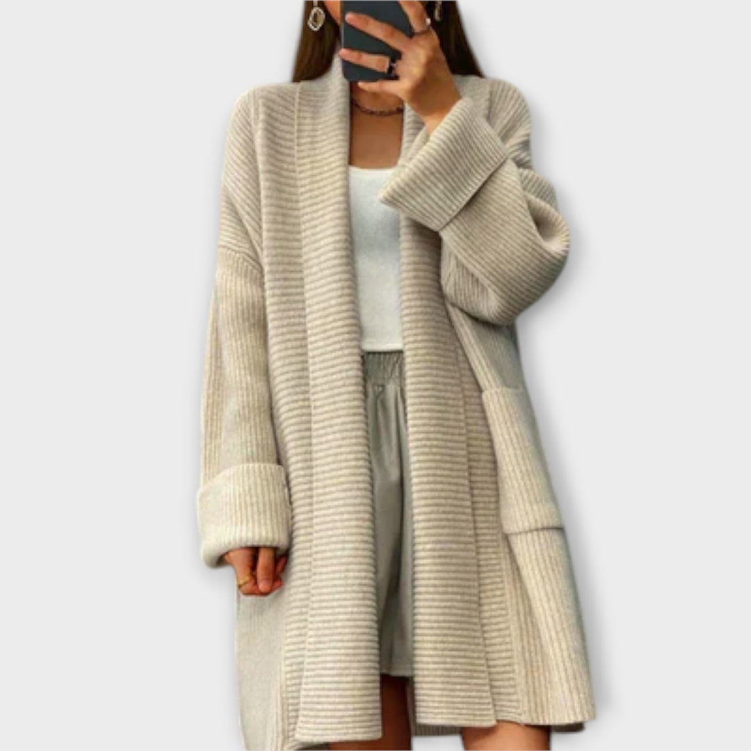 Luna - Long knitted cardigan