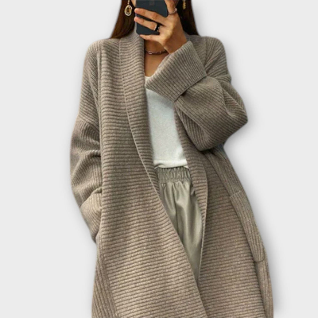 Luna - Long knitted cardigan