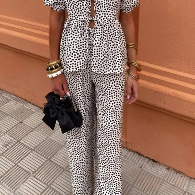 Caerina - Printed Casual Set