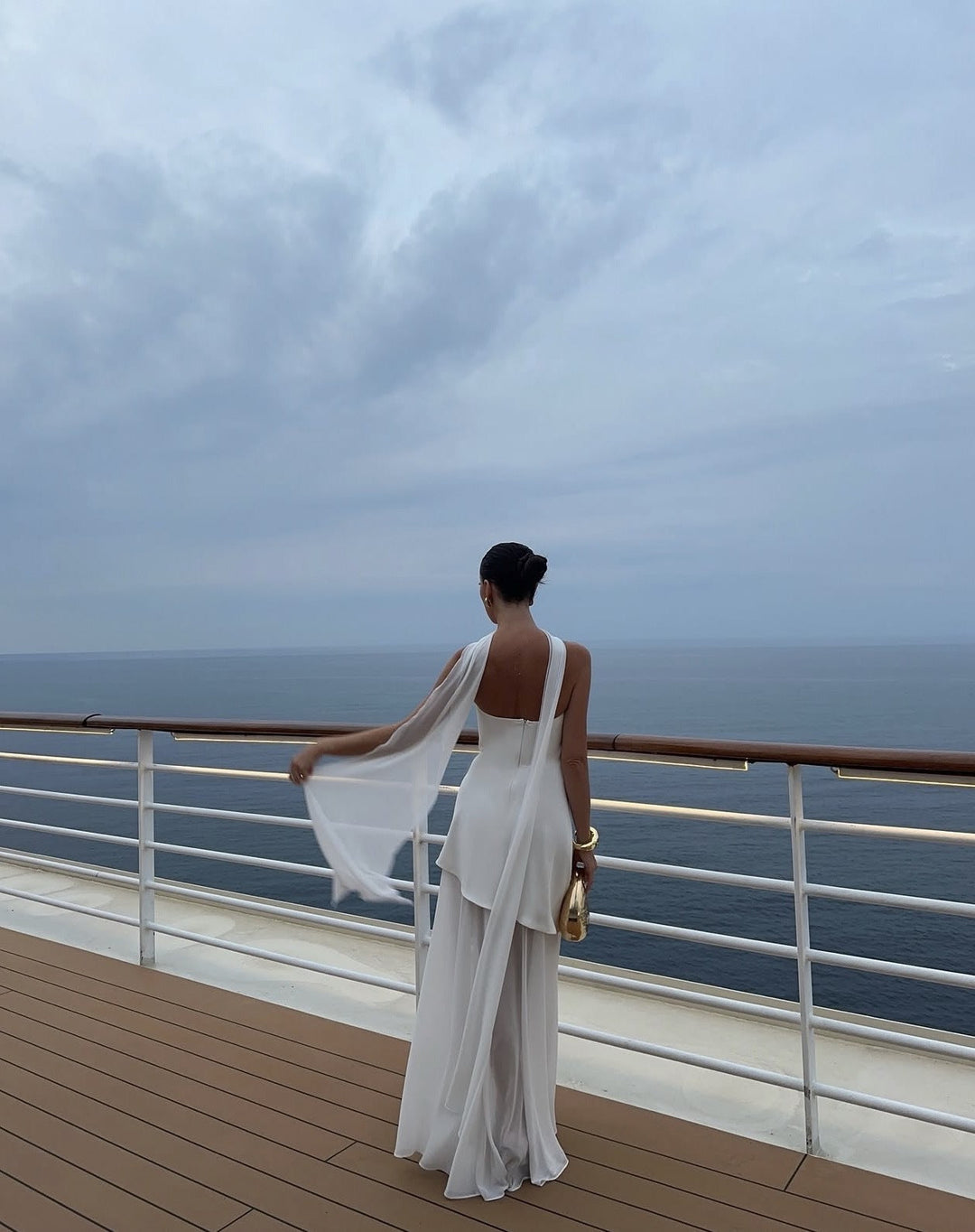 Hyacinth - Asymmetrical Maxi Dress