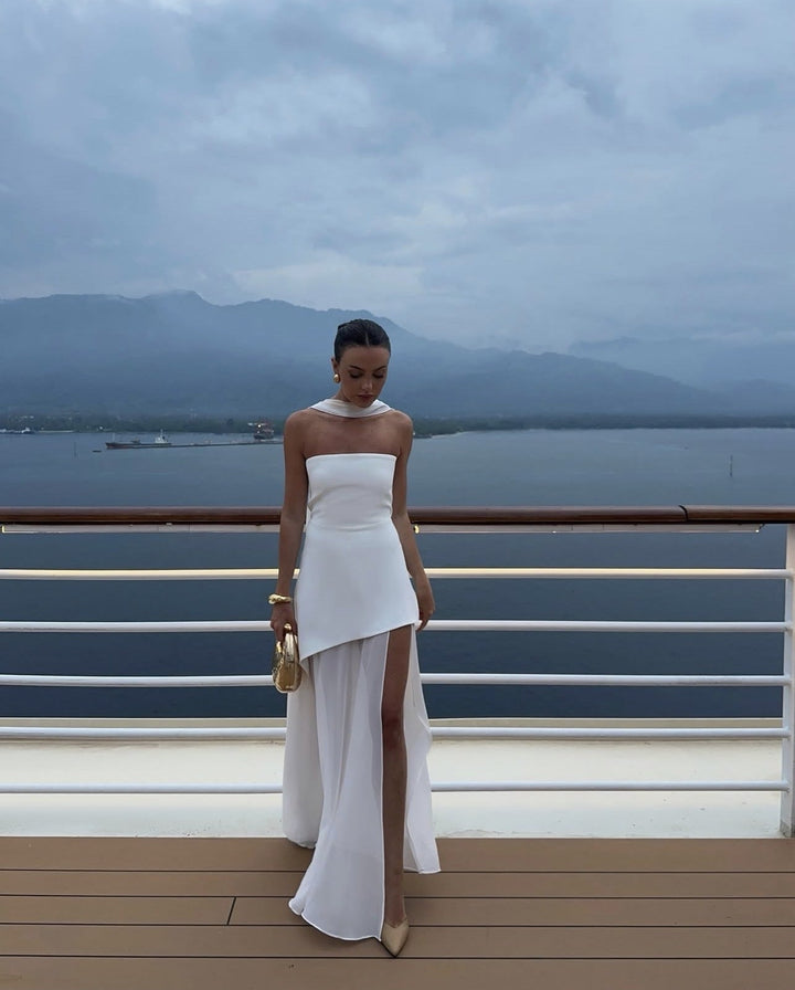 Hyacinth - Asymmetrical Maxi Dress