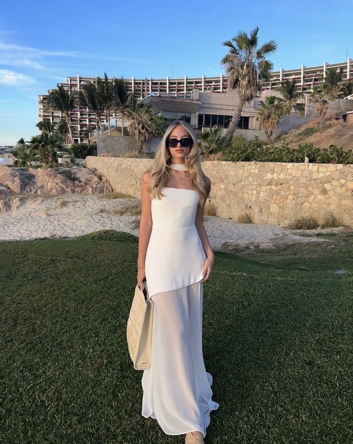 Hyacinth - Asymmetrical Maxi Dress