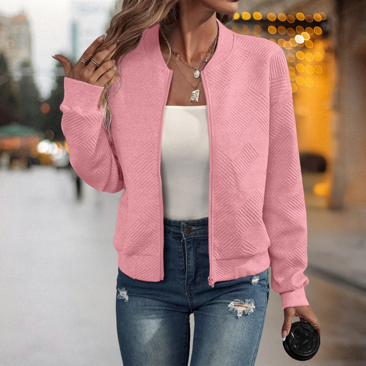 Isolde – Warm and comfortable structured bomber jacket