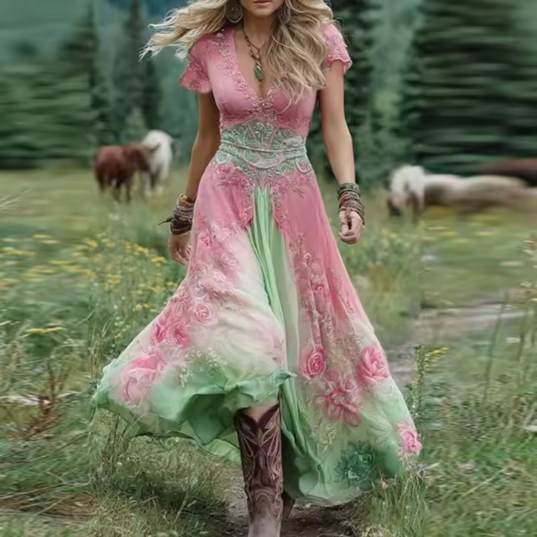 Rafferty - Fitted floral dress