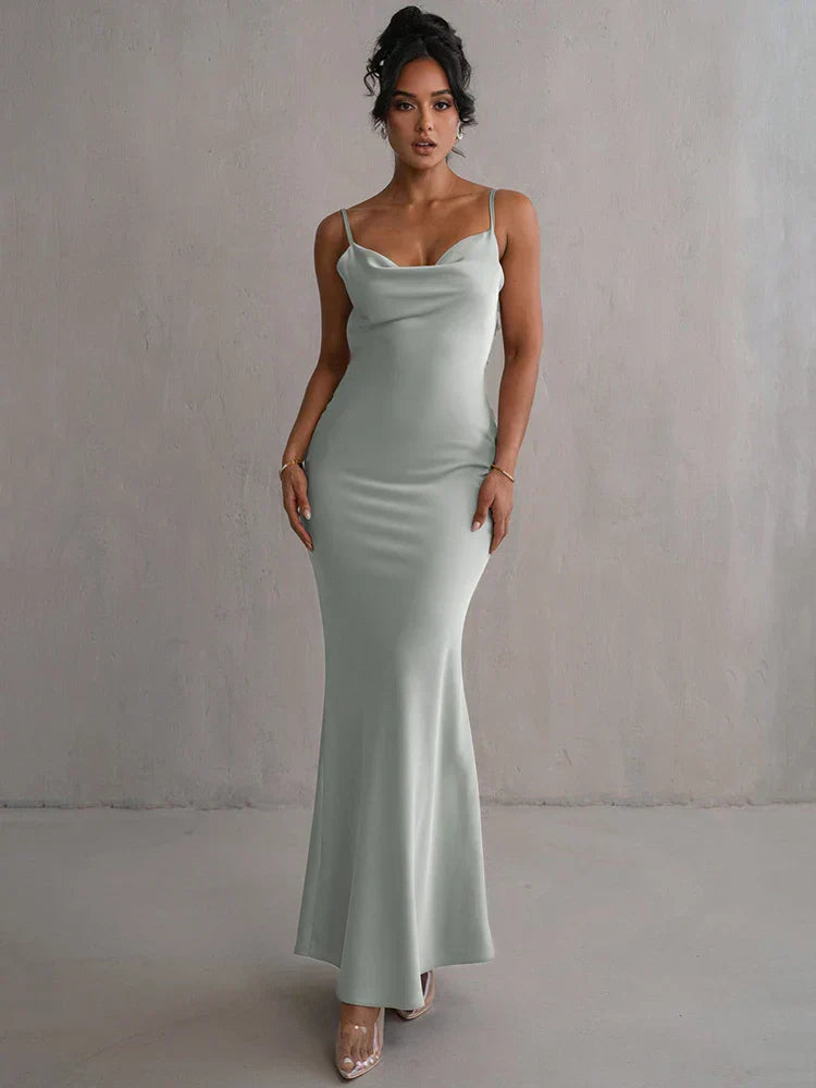 Kendra - Sleeveless Backless Maxi Dress