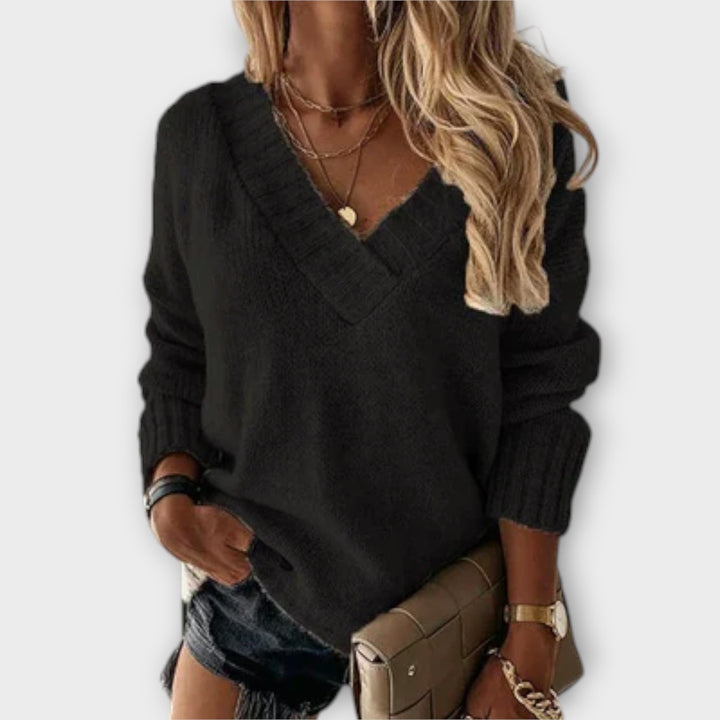Imogen - Cozy V-neck sweater