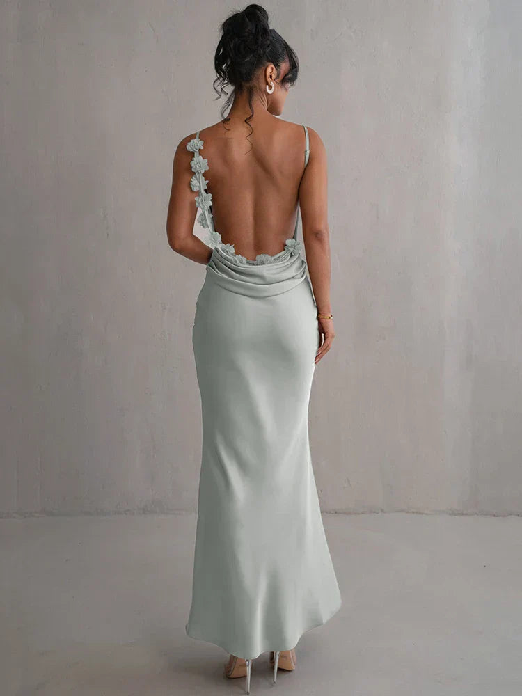 Kendra - Sleeveless Backless Maxi Dress
