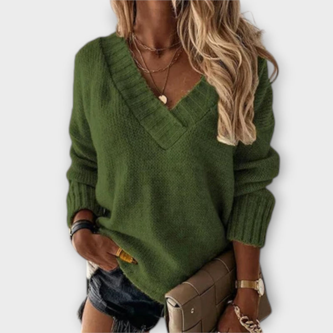 Imogen - Cozy V-neck sweater