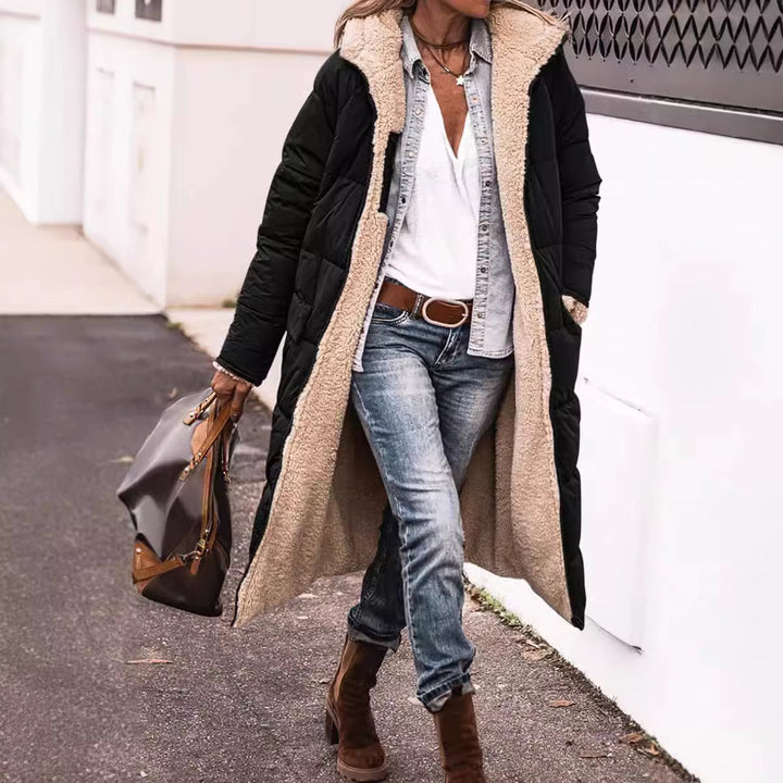 Percival - Longline Sherpa-Lined Puffer Coat