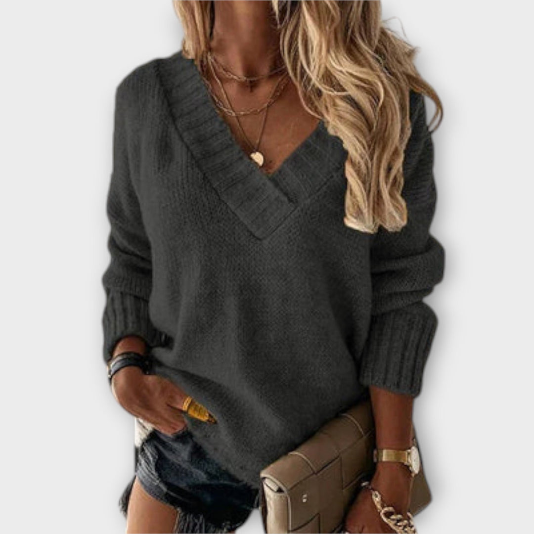 Imogen - Cozy V-neck sweater