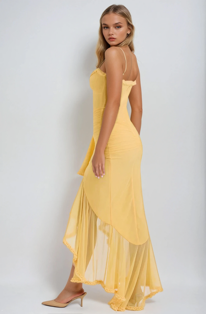 Goldie - Charming Ruffled Gown