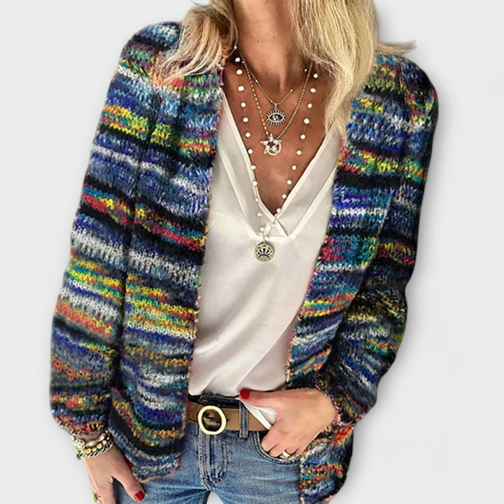June - Vibrant and cozy cardigan