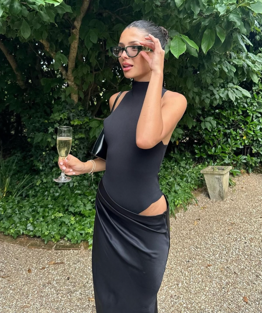 Gaelle - Asymmetrical Maxi Dress