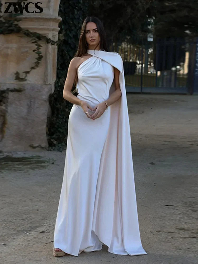 Lucienne - Timeless Cape Gown
